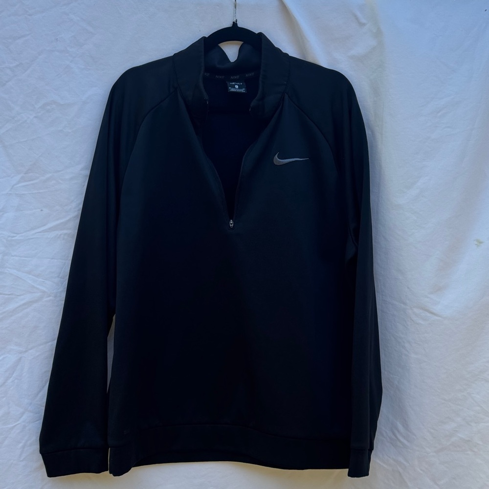 Nike Black Quarter-Zip Pullover Sweatshirt